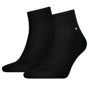 Tommy Hilfiger Strumpor 2P Men Quarter Sock Svart Strl 47/49 Herr