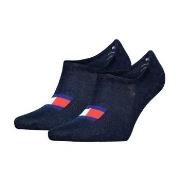 Tommy Uni TJ Flag Footie Socks Strumpor 2P Marin Strl 43/46