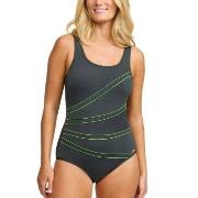 Damella Keira Chlorine Resistant Swimsuit 36-50 Khaki polyester 44 Dam