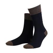 Amanda Christensen Strumpor True Contrast Ankle Sock Svart/brun Strl 4...