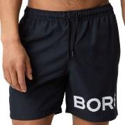Björn Borg Badbyxor Logo Swim Shorts Mörkblå polyester Large Herr