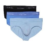 Calvin Klein Kalsonger 3P Icon Cotton Briefs Svart/Blå bomull X-Large ...
