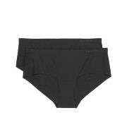 Marc O Polo Elastic Panty Trosor 2P Svart X-Small Dam