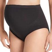 Anita Seamless Maternity Briefs Svart polyamid Medium Dam