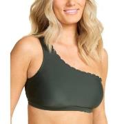 Damella Nora Wavy Bikini Top Mörkgrön 40 Dam