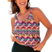 Wiki Jamaica Tankini Top Flerfärgad C/D XL Dam