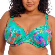 Elomi Toyama Tides Underwire Plunge Bikini Top Flerfärgad I 80 Dam
