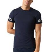 Björn Borg Performance Tee Mörkblå polyester Medium Herr