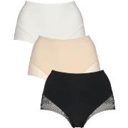 Missya Trosor 3P Seamless Lace Maxi Flerfärgad Small Dam