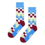 Happy socks Strumpor Dizzy Check Sock Blå Mönstrad bomull Strl 41/46
