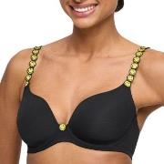 Marie Jo BH Tom Heart Shaped Padded Bra Svart/Gul B 75 Dam