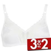 Damella BH Vera Soft Bra Vit polyester B 95 Dam
