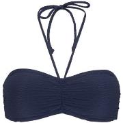 Damella Olivia Textured Padded Bikini Bra Marin nylon 44 Dam