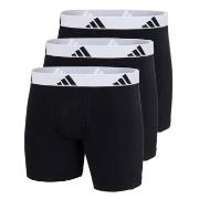 adidas Kalsonger 3P Active Flex Cotton Boxer Brief Svart/Vit bomull Me...