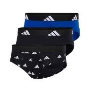 adidas Kalsonger 3P Active Flex Cotton Brief Svart/Blå bomull X-Large ...