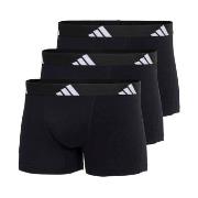 adidas Kalsonger 3P Active Flex Cotton Trunk Svart bomull Medium Herr