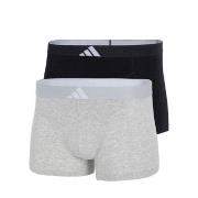 adidas Kalsonger 2P Active Flex Cotton Body Trunk Svart/Grå bomull X-L...