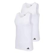 adidas 2P Active Flex Cotton Ergonomic Tank Top Vit bomull XX-Large He...