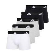 adidas Kalsonger 5P Active Flex Trunks Vit/Grå bomull X-Large Herr