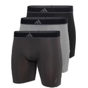 adidas Kalsonger 3P Active Micro Flex Boxer Brief Svart/Grå polyester ...