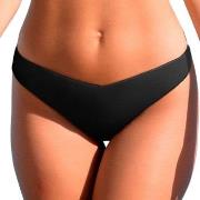 Wiki Low Cut Brazilian Bikini Brief Svart Large Dam