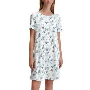 Calida Coastal Dreams Sleepshirt Blå Mönstrad bomull Large Dam