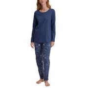Calida Mystic Nights Pyjamas Marin bomull Small Dam