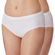 Schiesser Trosor 2P Original Classics Fine Rib Hipster Vit bomull 38 D...