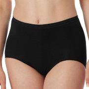 Schiesser Trosor Luxury Maxi Svart bomull 4XL Dam