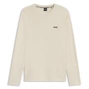 BOSS Waffle Sweatshirt Offwhite Medium Herr