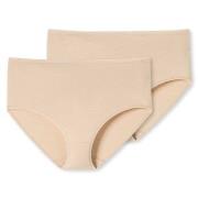 Schiesser Trosor 2P 95-5 Organic Cotton Midi Briefs Beige bomull Small...