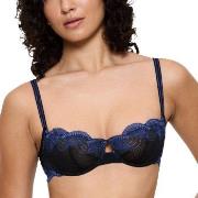 Triumph BH Comfort Glam Wired Balconette Bra Svart D 90 Dam