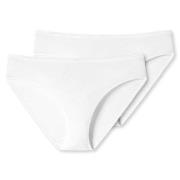 Schiesser Trosor 2P 95-5 Organic Tai Vit bomull 3XL Dam