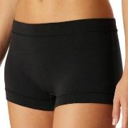 Schiesser Trosor Unique Cotton Boyshort Svart bomull X-Large Dam
