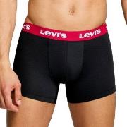 Levis Kalsonger 2P Repeat Logo Boxer Brief Svart/Vit bomull Medium Her...
