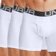 Under Armour Kalsonger 3P Charged Cotton 6in Boxer Vit X-Large Herr