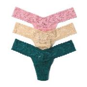 Hanky Panky Trosor 3P Low Rise Lace Thong Flerfärgad-2 nylon One Size ...