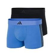 adidas Kalsonger 2P Active Flex Cotton 3 Stripes Low Rise Trunk Svart/...