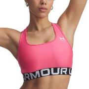 Under Armour BH Mid Branded Sport Bra Rosa polyester Large Dam