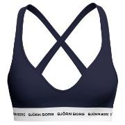 Björn Borg BH Logo Bralette Marin bomull Large Dam