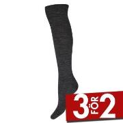 Decoy Strumpor Doubleface Knee-high Socks Grå Strl 37/39 Dam