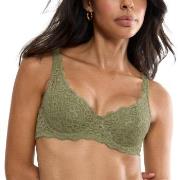 Triumph BH Amourette Wired Bra With Lace Oliv B 85 Dam