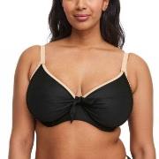 Swegmark Bahamas Bikini Underwire Bra Svart m Beige F 95 Dam
