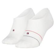 Tommy Hilfiger Strumpor 2P Cotton Blend Logo Footie Socks Vit Strl 35/...