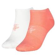 Tommy Hilfiger Strumpor 2P Cotton Blend Logo Sneaker Socks Korall/vit ...