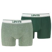 Levis Kalsonger 2P Base Vintage Boxer Grön bomull Large Herr