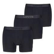 Levis Kalsonger 3P Logo Boxer Briefs Svart bomull X-Large Herr