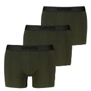 Levis Kalsonger 3P Logo Boxer Briefs Khaki bomull X-Large Herr