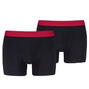Levis Kalsonger 2P Men Twill Boxer Brief Röd/svart bomull XX-Large Her...