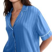 Triumph Amourette Jacquard Boyfriend Shirt Blå viskos 40 Dam